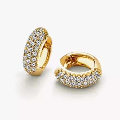 Brincos do tipo argolas  