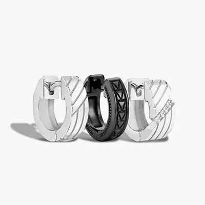 Brincos do tipo masculino  